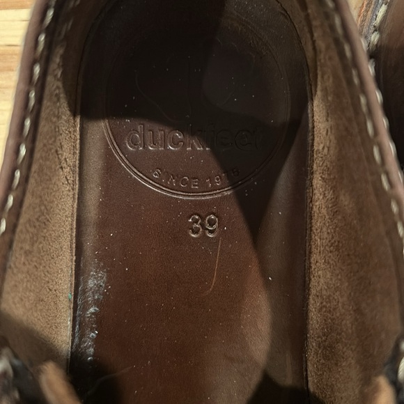 Duckfeet Fyn Shoes, leather size 39, cocoa brown, EUC - Picture 4 of 9